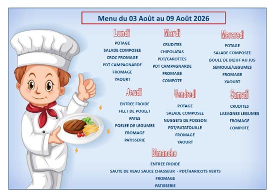 Menus